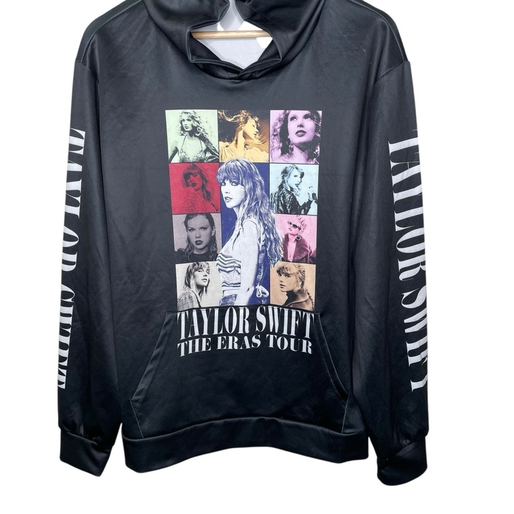 Taylor Swift THE ERAS TOUR Pullover Hoodie Black‎ - Picture 5 of 13